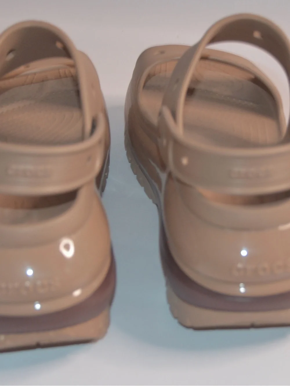 Crocs Mega Platform Crush Sandal Tan & Brown Y2K